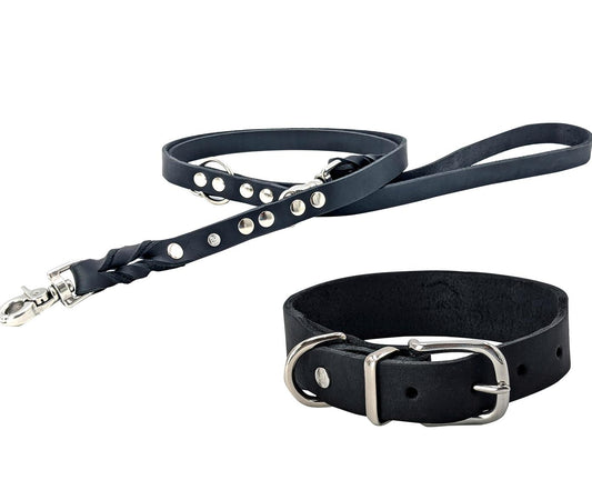 Giro Black - Halsband-Leinen-Bundle