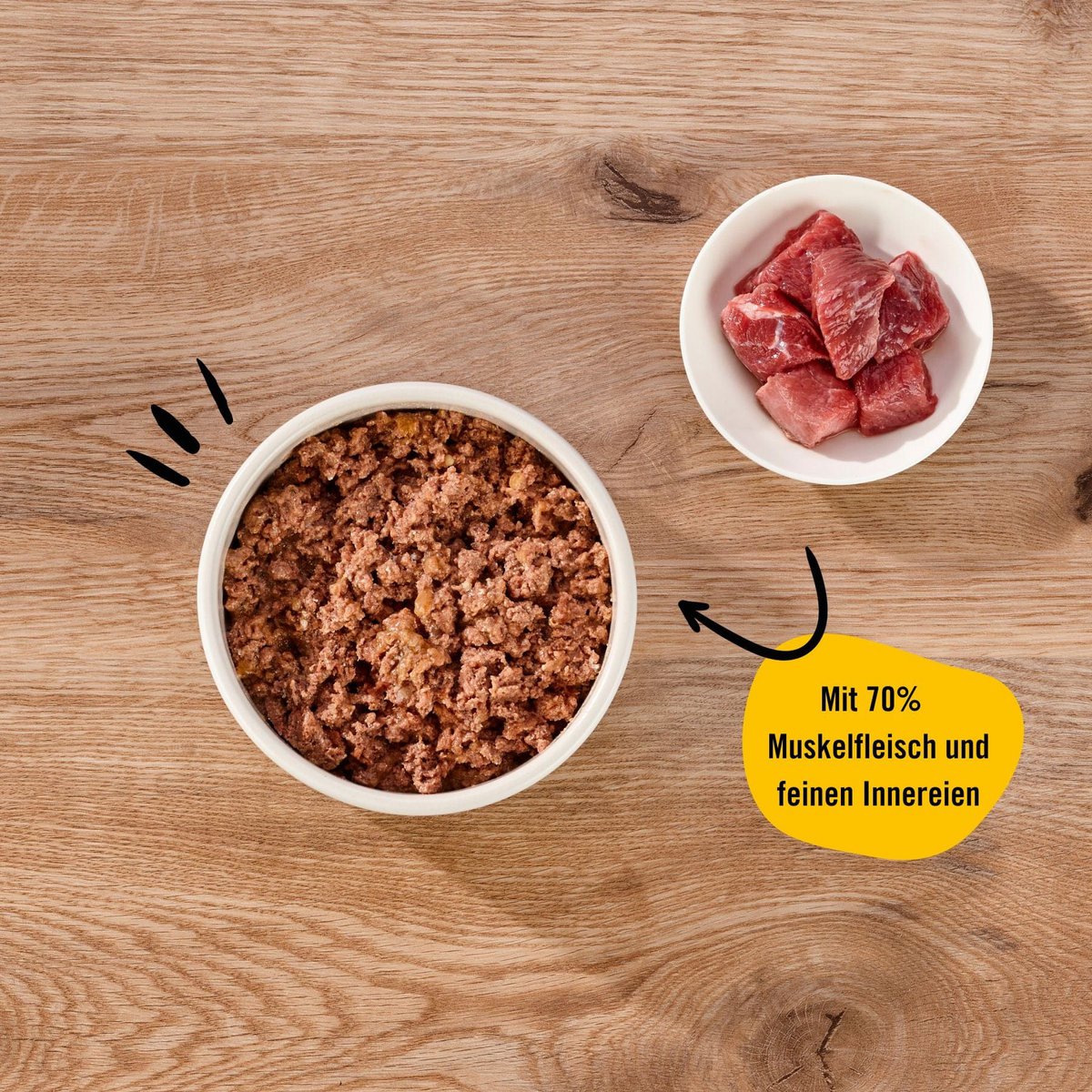 Dogs’n Tiger Adult Premium Katzenfutter Schmaus, Nassfutter, Getreidefrei, Rind Dogs'n Tiger