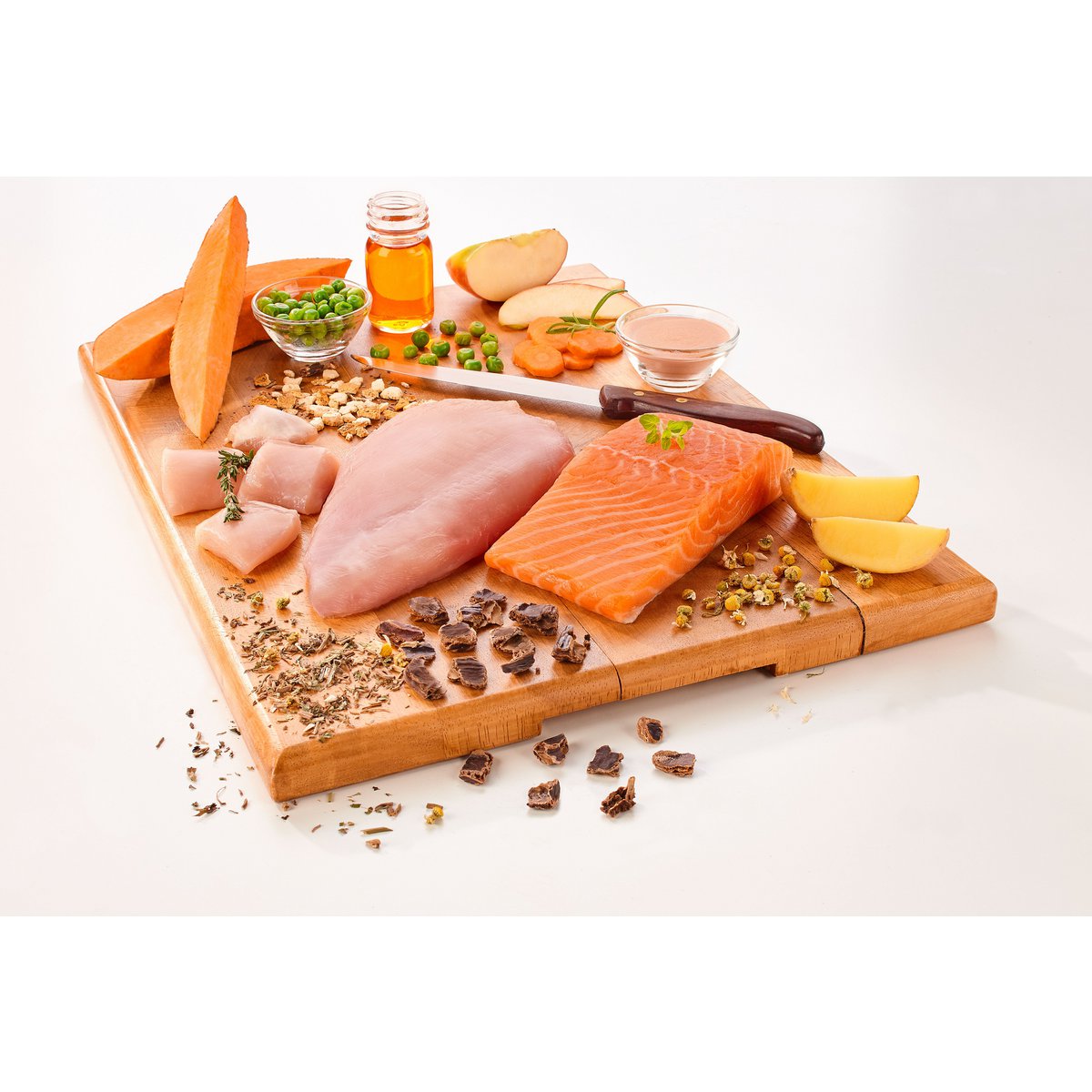 Dogs’n Tiger Junior Premium Hunde Futter, Jungspund, Welpen Trockenfutter, Getreidefrei, Lachs & Truthahn Dogs'n Tiger