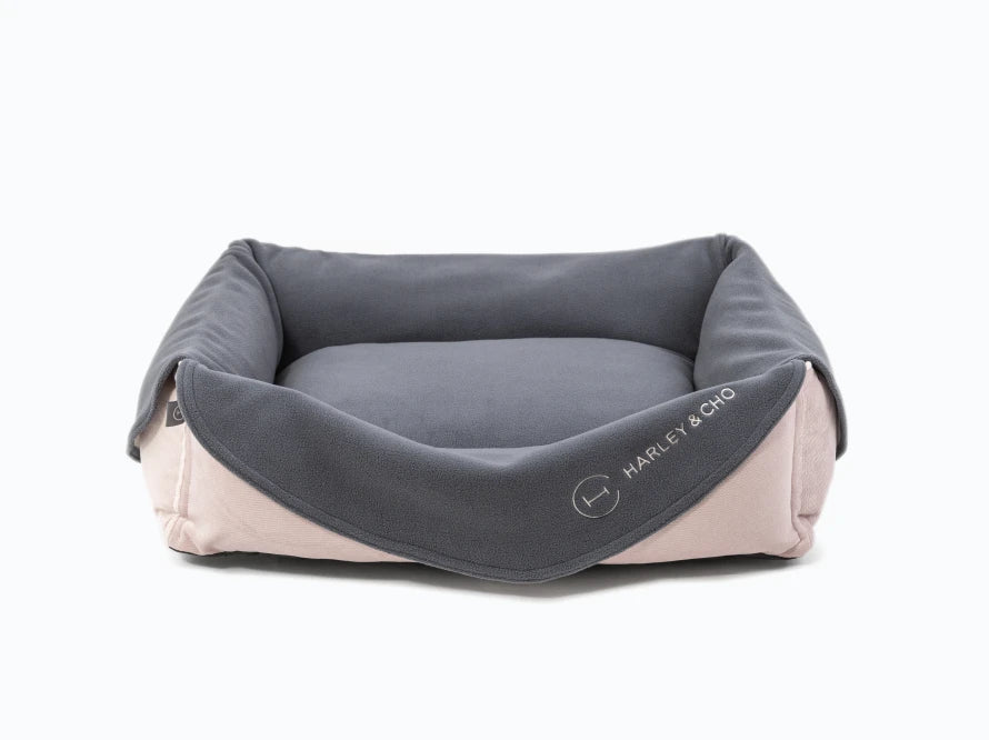 Bettwäsche für Hundebetten aus weichem Vliesstoff HARLEY & CHO