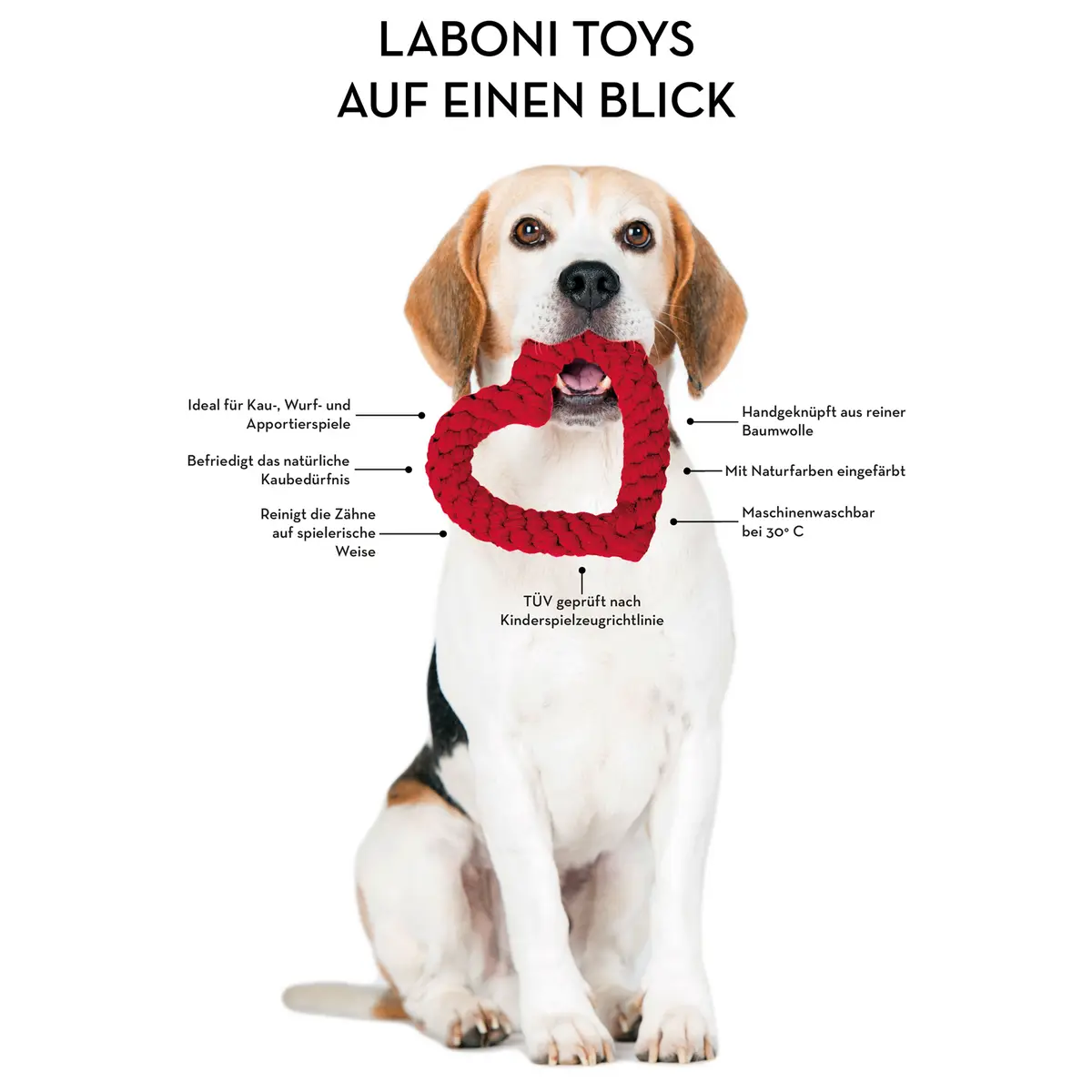 Madame LABONI - Spielzeug-Set für Hunde LABONI