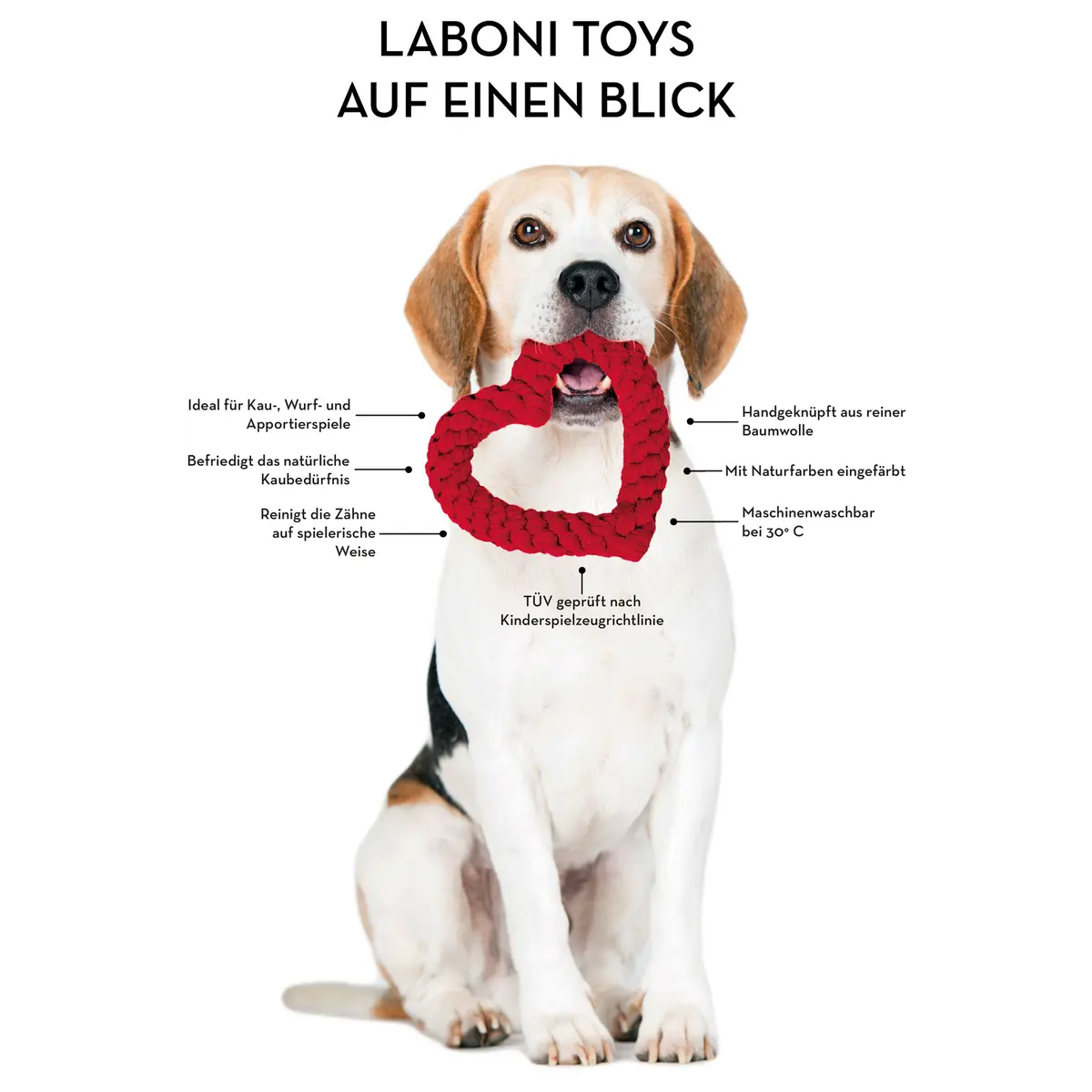 Timothy Tiger - Kult-Spielzeug für Hunde LABONI