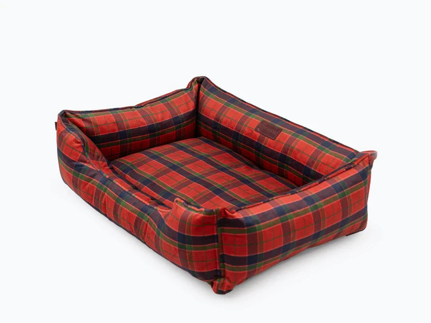 DREAMER Holiday Edition Hundebett aus Möbelvelours / Höchste Funktionalität HARLEY & CHO