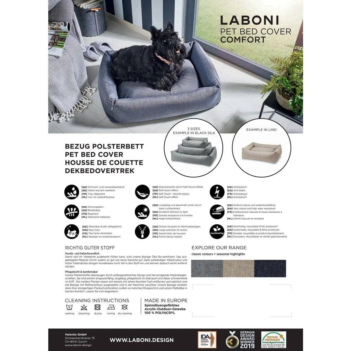 OUTDOOR Hundebett - SMOOTH LINO LABONI