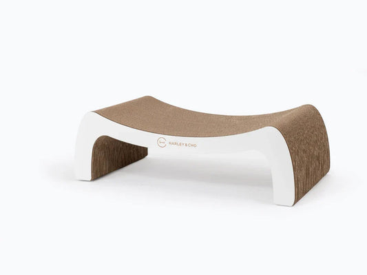 WAVE  Kratzbrett / interaktives Katzen Spielzeug / Kratzmöbel HARLEY & CHO