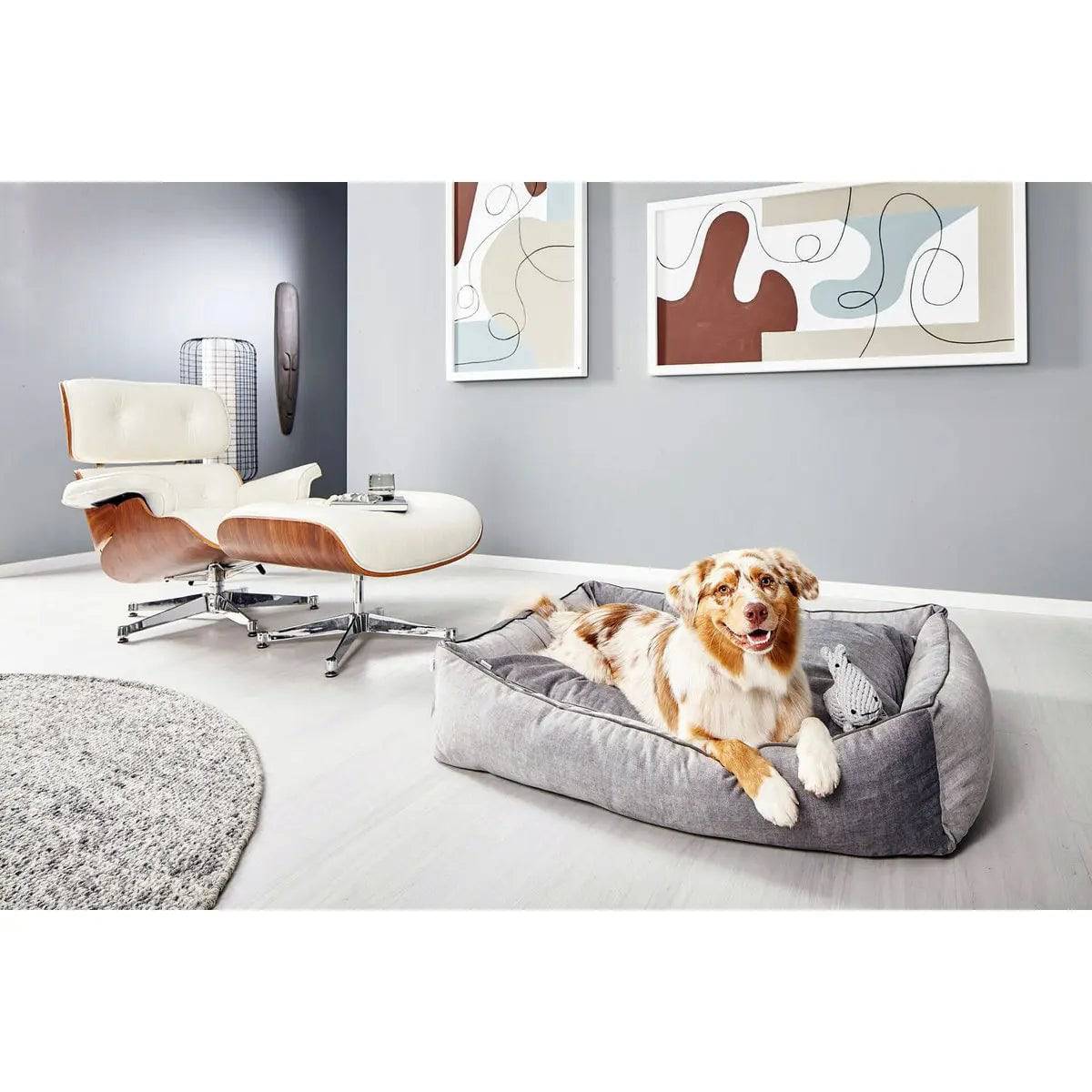 ORTHO Hundebett - GLAM SILVER LABONI