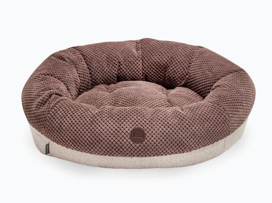 BAGEL Katzenbett aus Möbelcord HARLEY & CHO