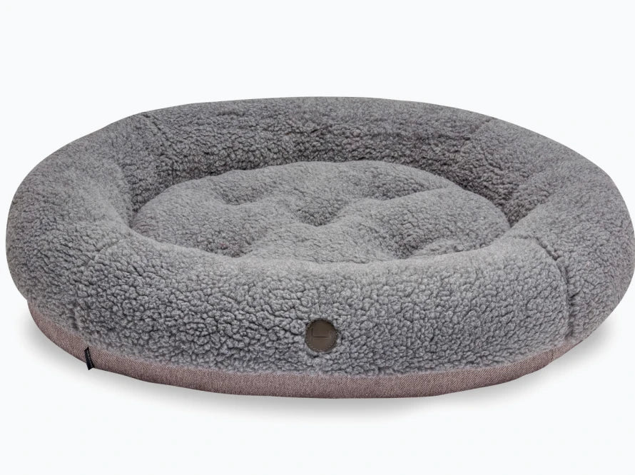 BAGEL FUR Katzenbett aus Kunstfell / Möbelstoff HARLEY & CHO