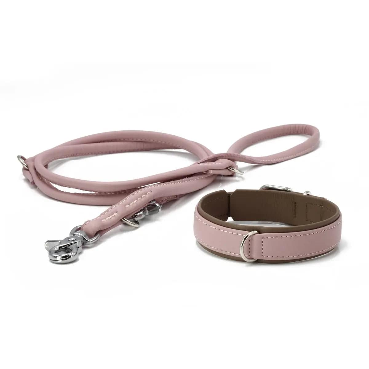 AMICI ROSE - Stilvolles Nappa-Halsband für modebewusste Hundefreunde LABONI