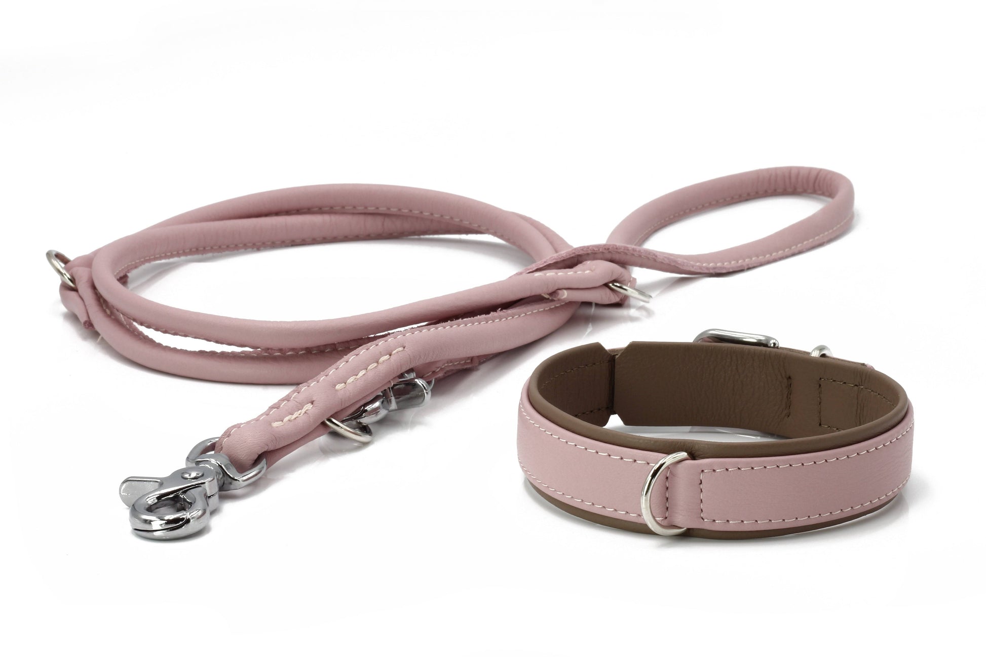 AMICI - Halsband-Leinen-Bundle in Rose Pawdora