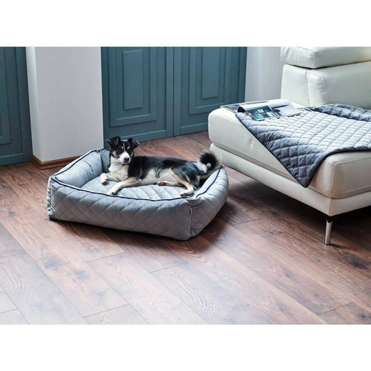 CLASSIC Hundebett - OXFORD GREY LABONI