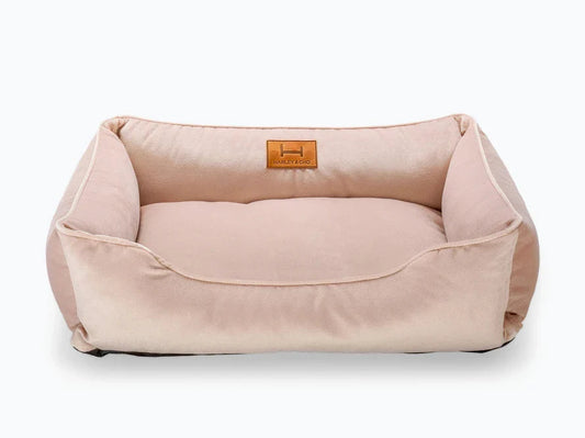 DREAMER Katzenbett aus Möbelvelours mit Handwerklich/ Höchste Funktionalität HARLEY & CHO