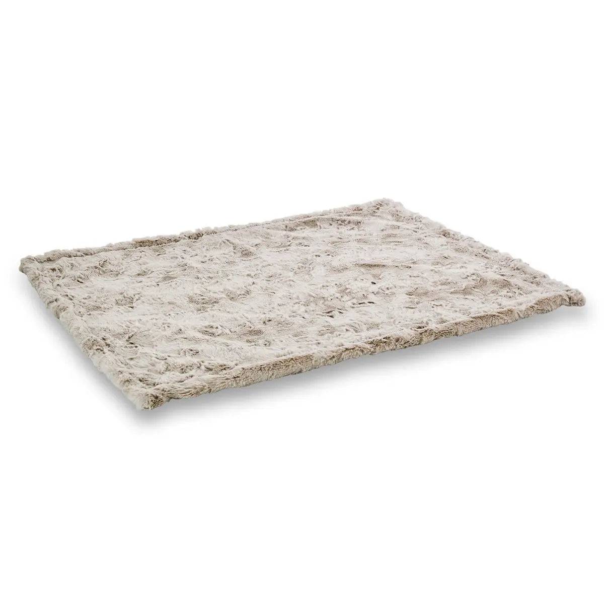 Decke COZY BEIGE - Edle Webpelz-Decke LABONI