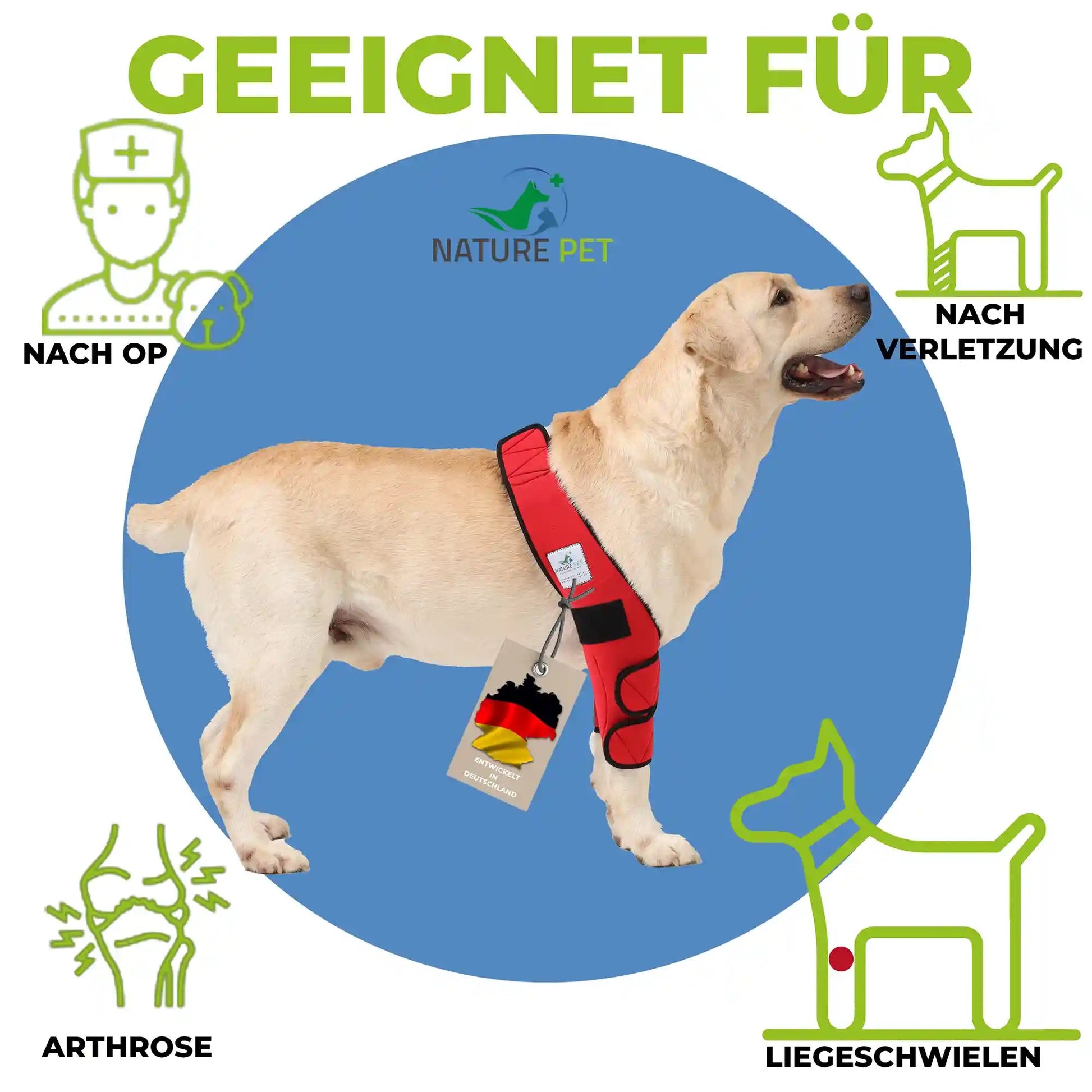 Liegeschwielen Bandage für Hunde Nature Pet