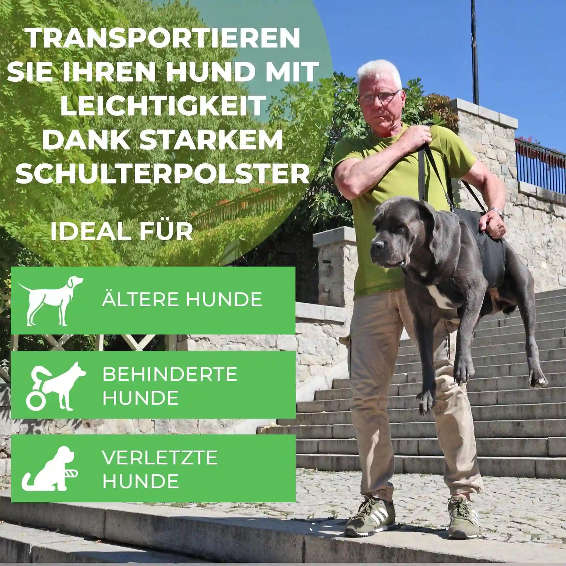 Durchgehende Tragehilfe Basic Nature Pet