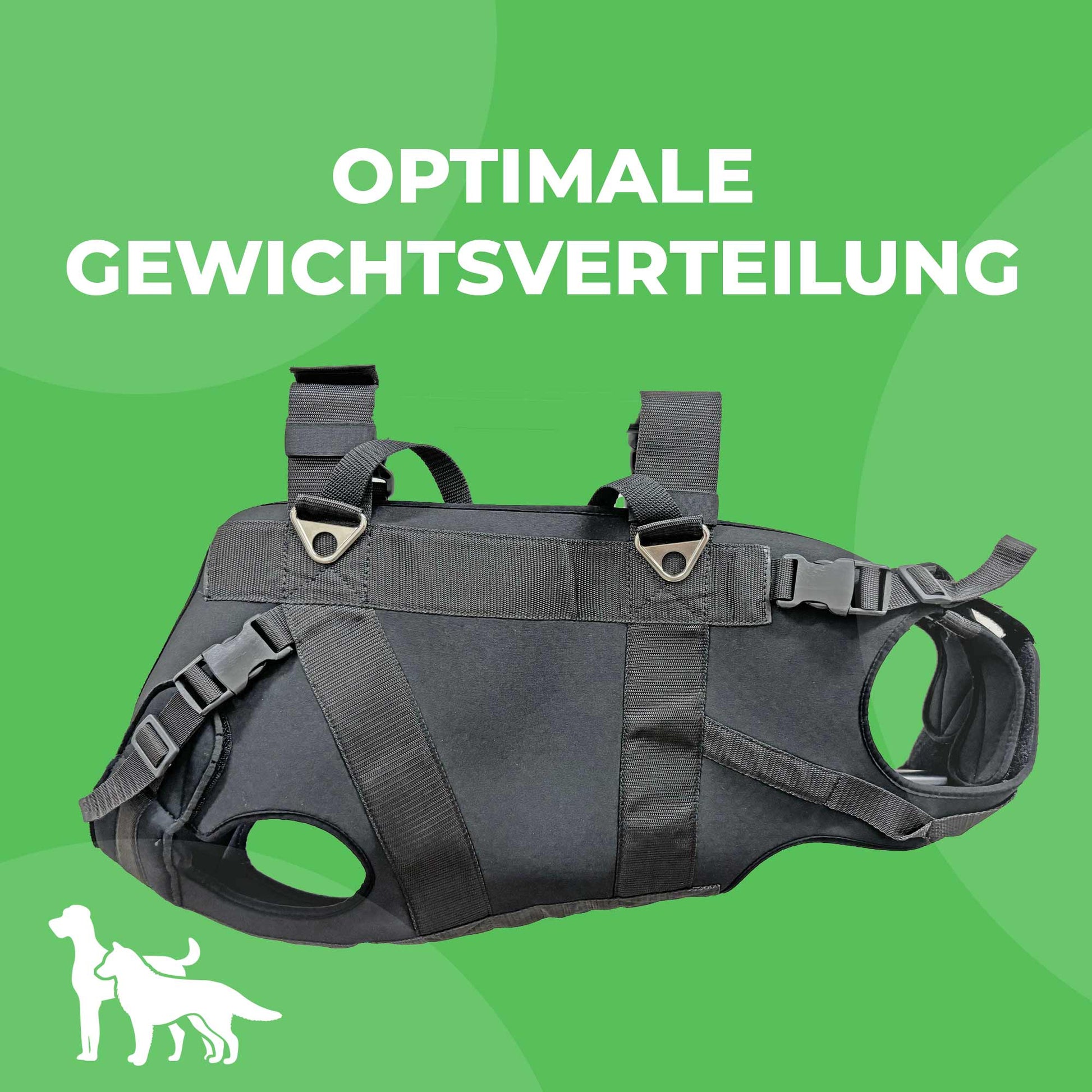 Durchgehende Tragehilfe für Hunde Nature Pet