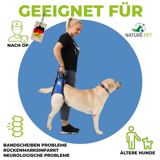Hunde Tragehilfe hinten Nature Pet