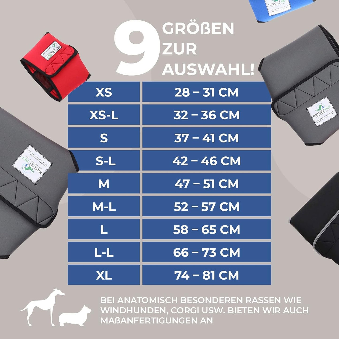 Läufigkeitshose für Hündinnen Nature Pet