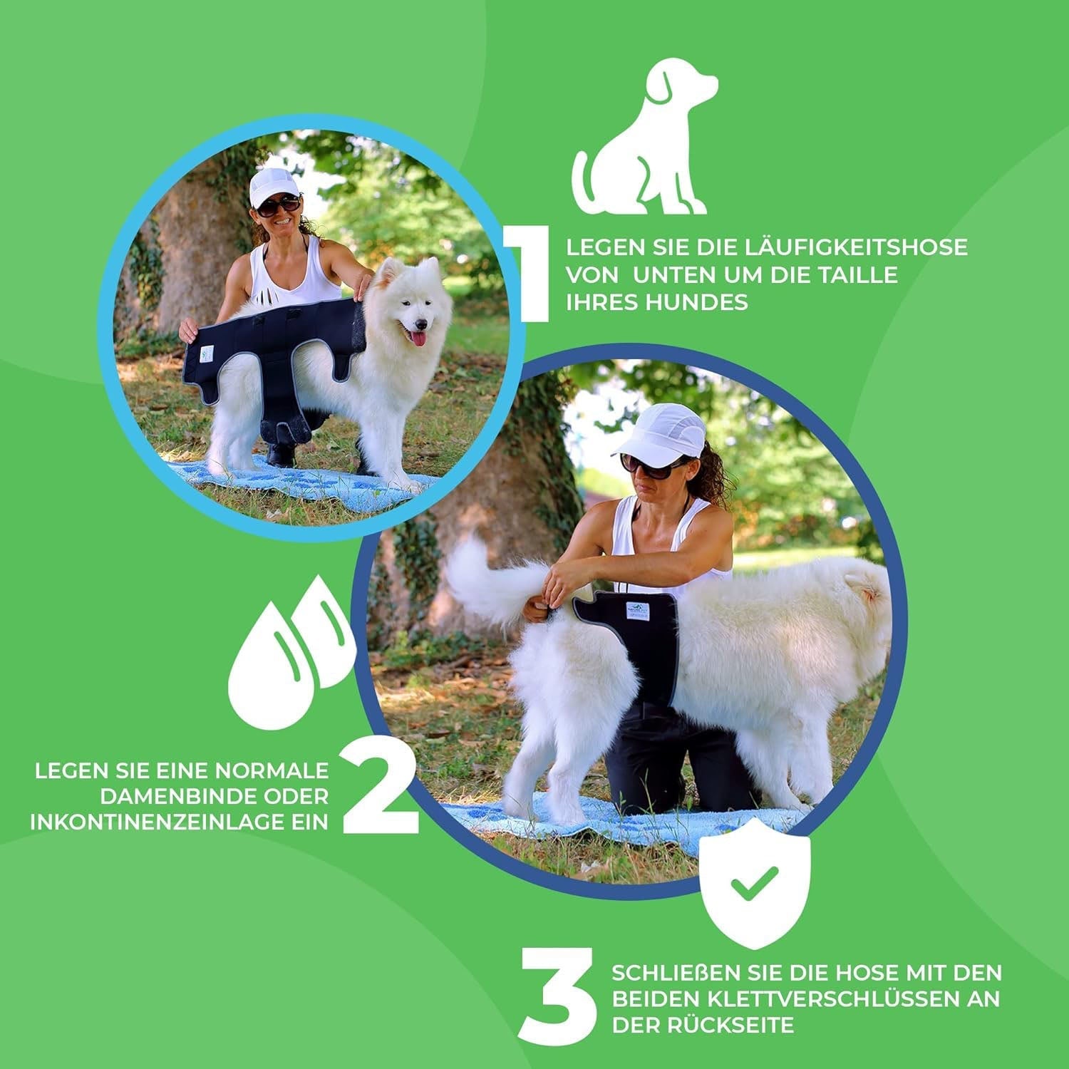 Läufigkeitshose für Hündinnen Nature Pet