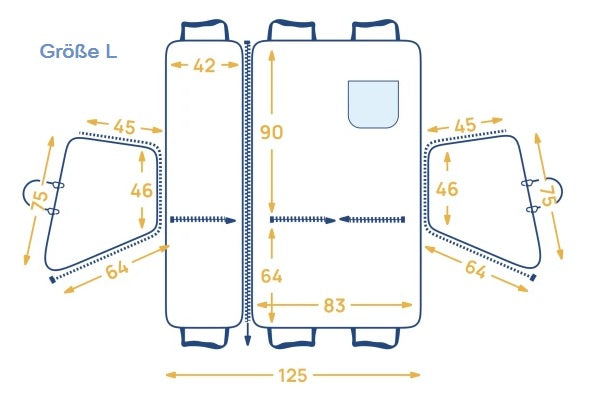 Auto-Hundehängematte Saver Braun - Transformer HARLEY & CHO