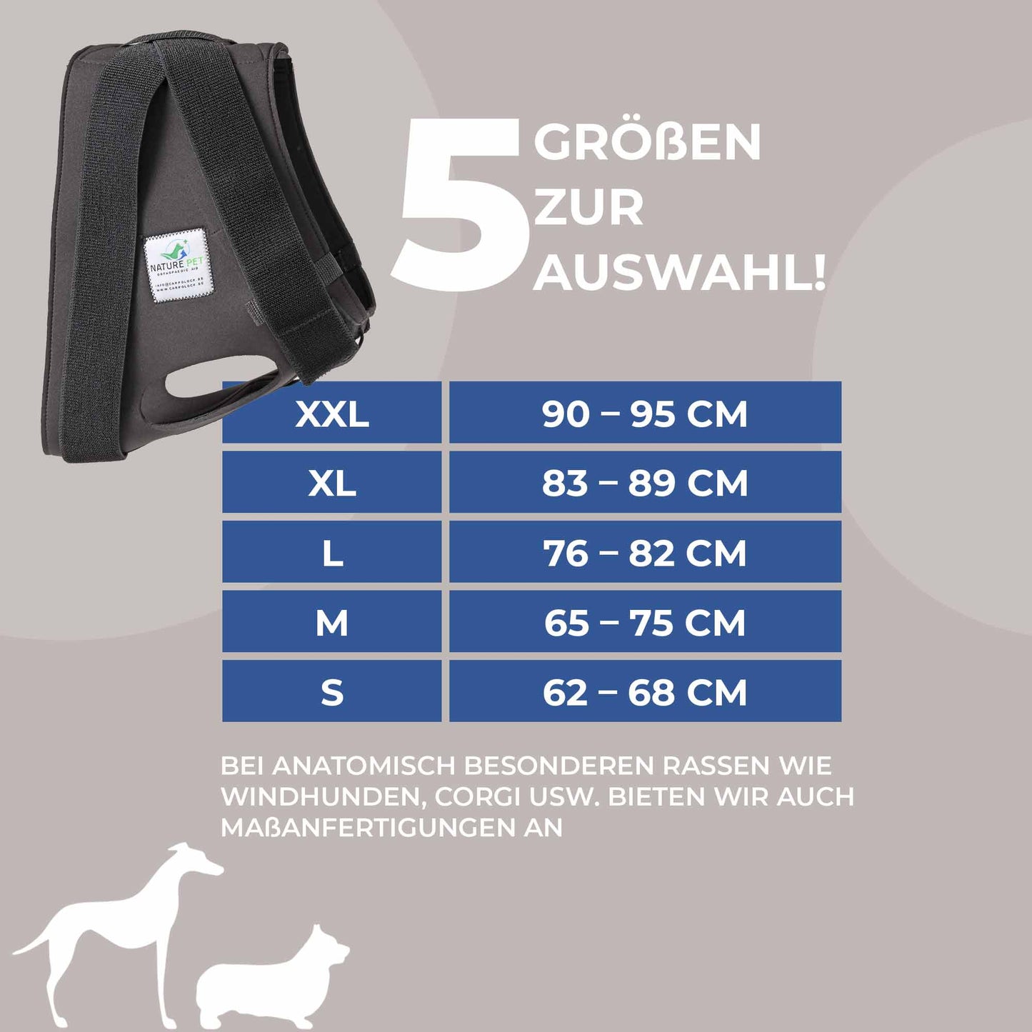 Schulter Abduktion Bandage für Hunde Nature Pet