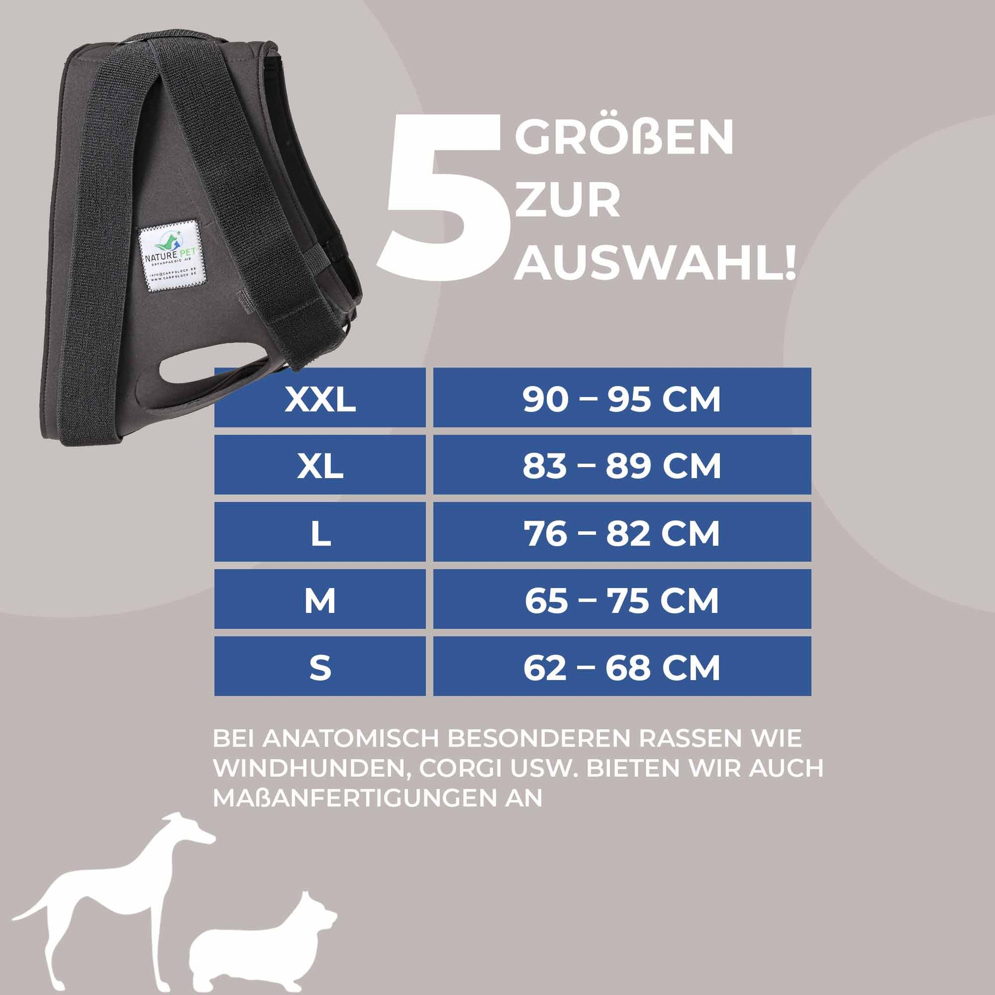Schulter Abduktion Bandage für Hunde Nature Pet