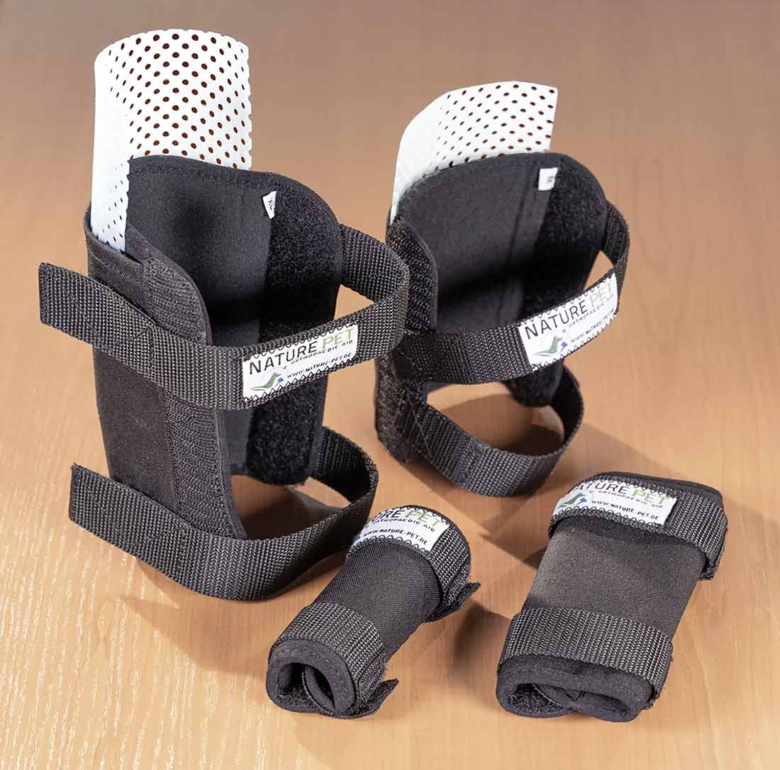 Durchtrittigkeits Bandage für Hunde mit Turbocast Nature Pet