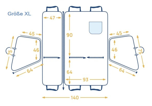 Auto-Hundehängematte Saver Braun - Transformer HARLEY & CHO