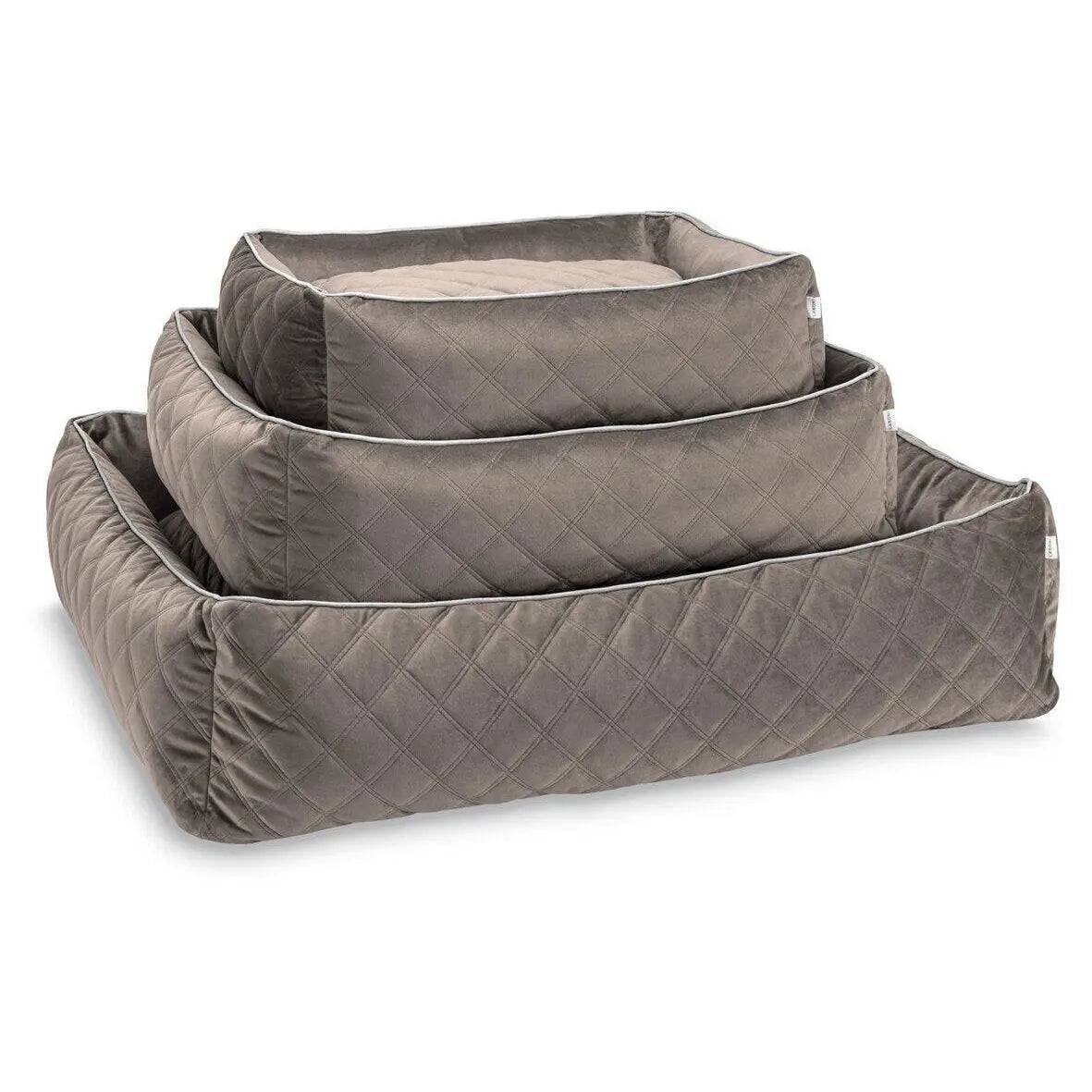 CLASSIC Hundebett - OXFORD TAUPE LABONI