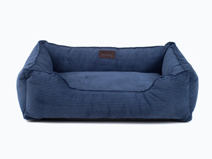 DREAMER orthopädisches Hundebett aus Möbelcord mit Handwerklich/ Höchste Funktionalität HARLEY & CHO