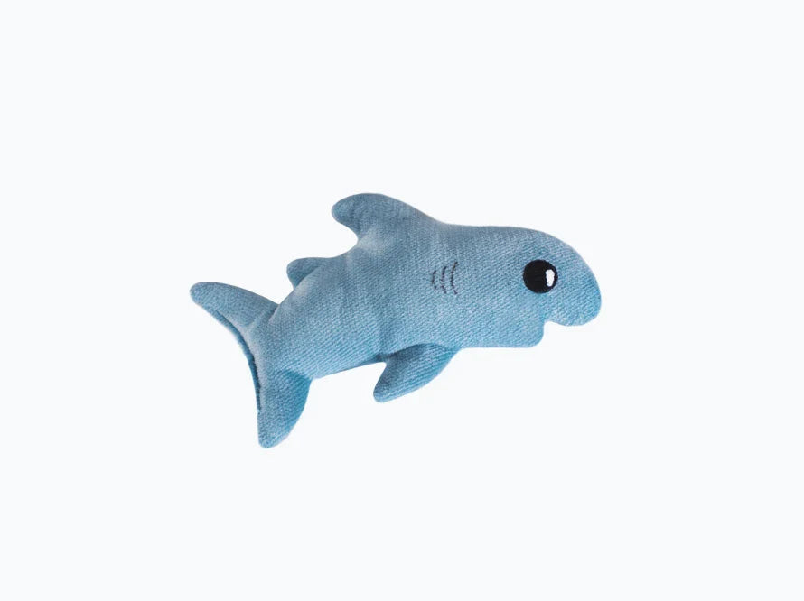 BABY SHARK Katzenspielzeug / interaktives Plüschtier / sanftes Rascheln HARLEY & CHO