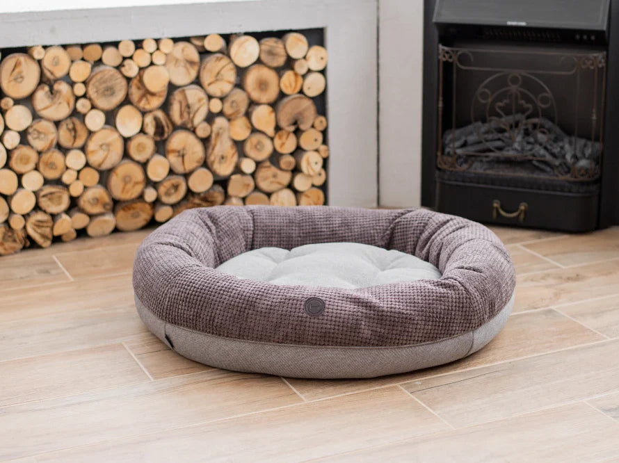 BAGEL Katzenbett aus Möbelcord HARLEY & CHO