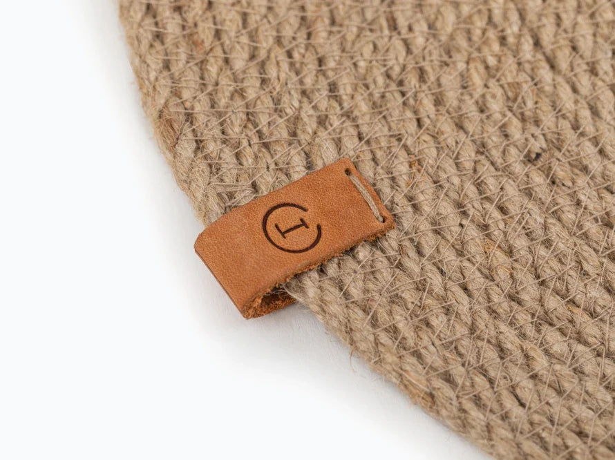 Napfmatte für Katzennapf und Hundenapf aus hypoallergene Jute HARLEY & CHO