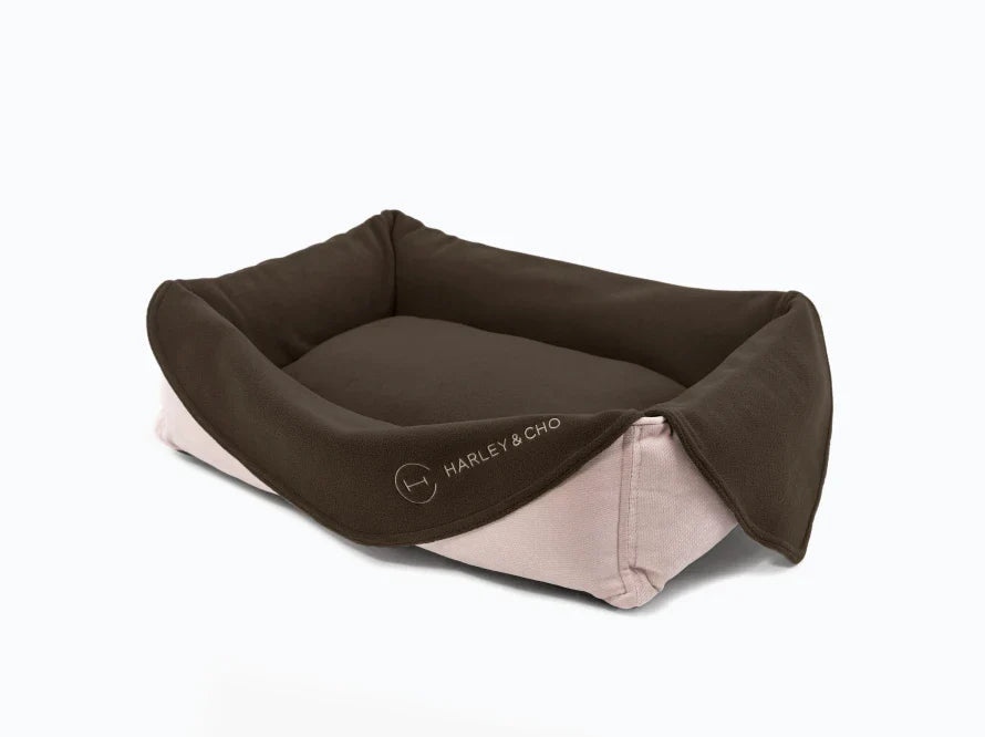 Bettwäsche für Hundebetten aus weichem Vliesstoff HARLEY & CHO