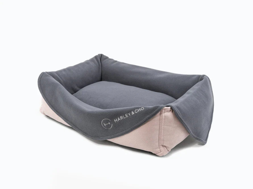 Bettwäsche für Hundebetten aus weichem Vliesstoff HARLEY & CHO