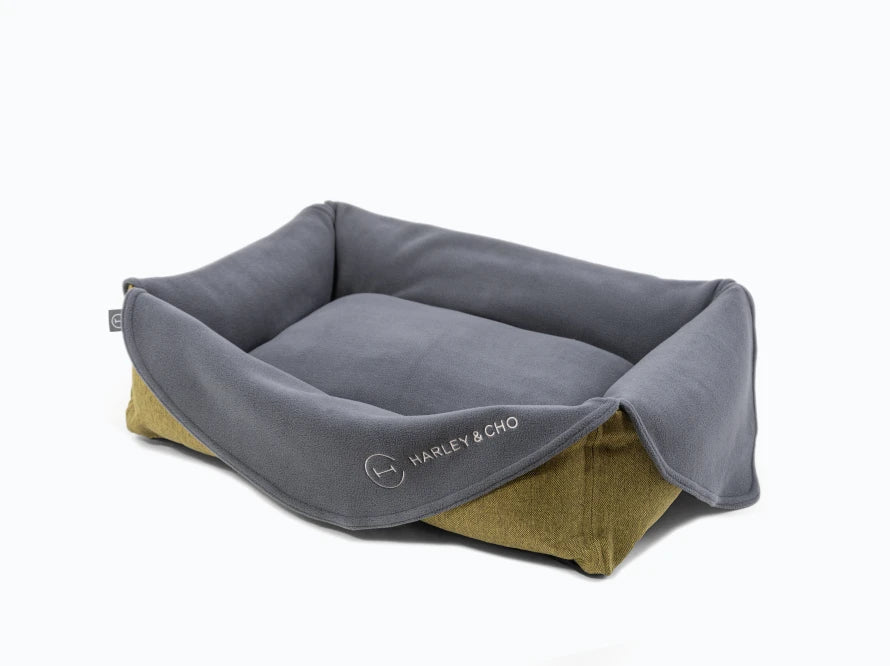 Bettwäsche für Hundebetten aus weichem Vliesstoff HARLEY & CHO