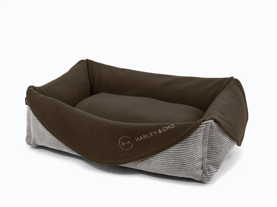 Bettwäsche für Hundebetten aus weichem Vliesstoff HARLEY & CHO