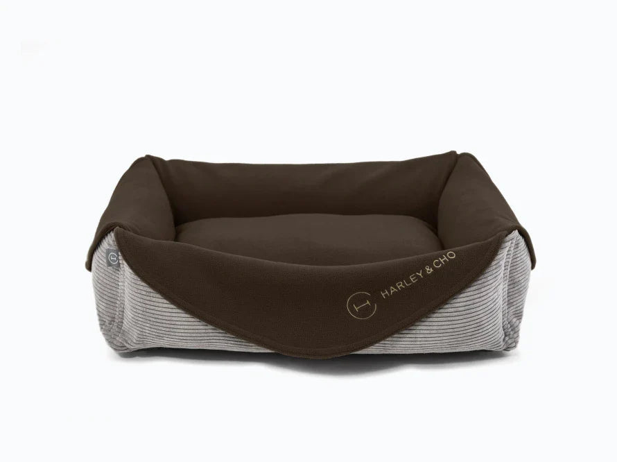 Bettwäsche für Hundebetten aus weichem Vliesstoff HARLEY & CHO