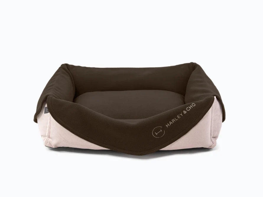 Bettwäsche für Hundebetten aus weichem Vliesstoff HARLEY & CHO