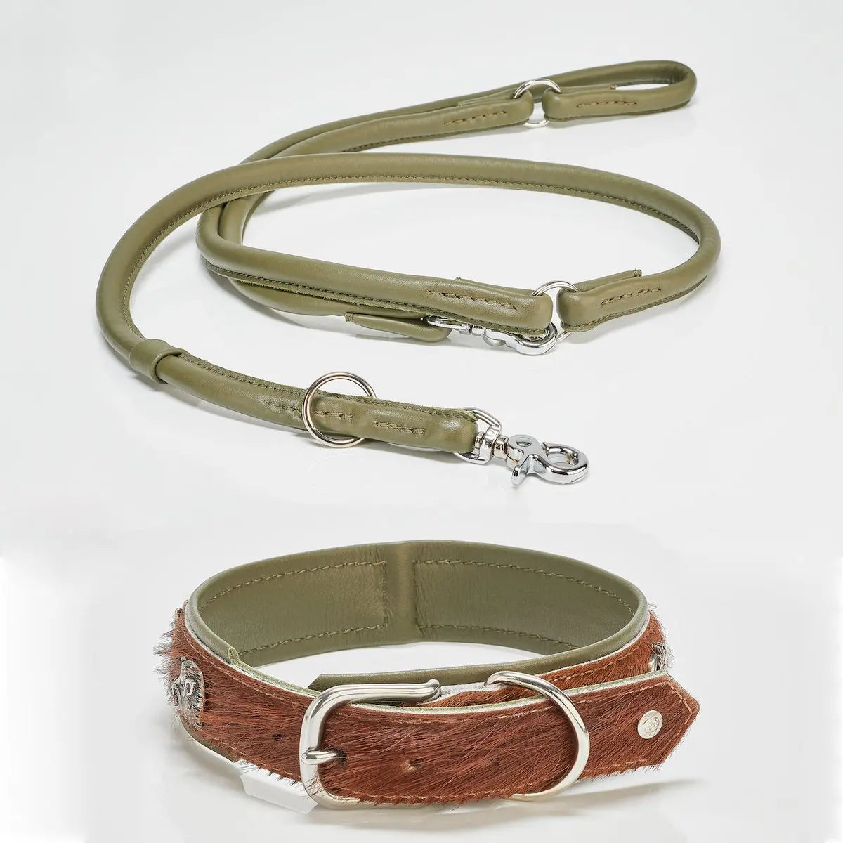 BAVARIA - Exklusives Hundehalsband im aufregenden Material-Mix LABONI