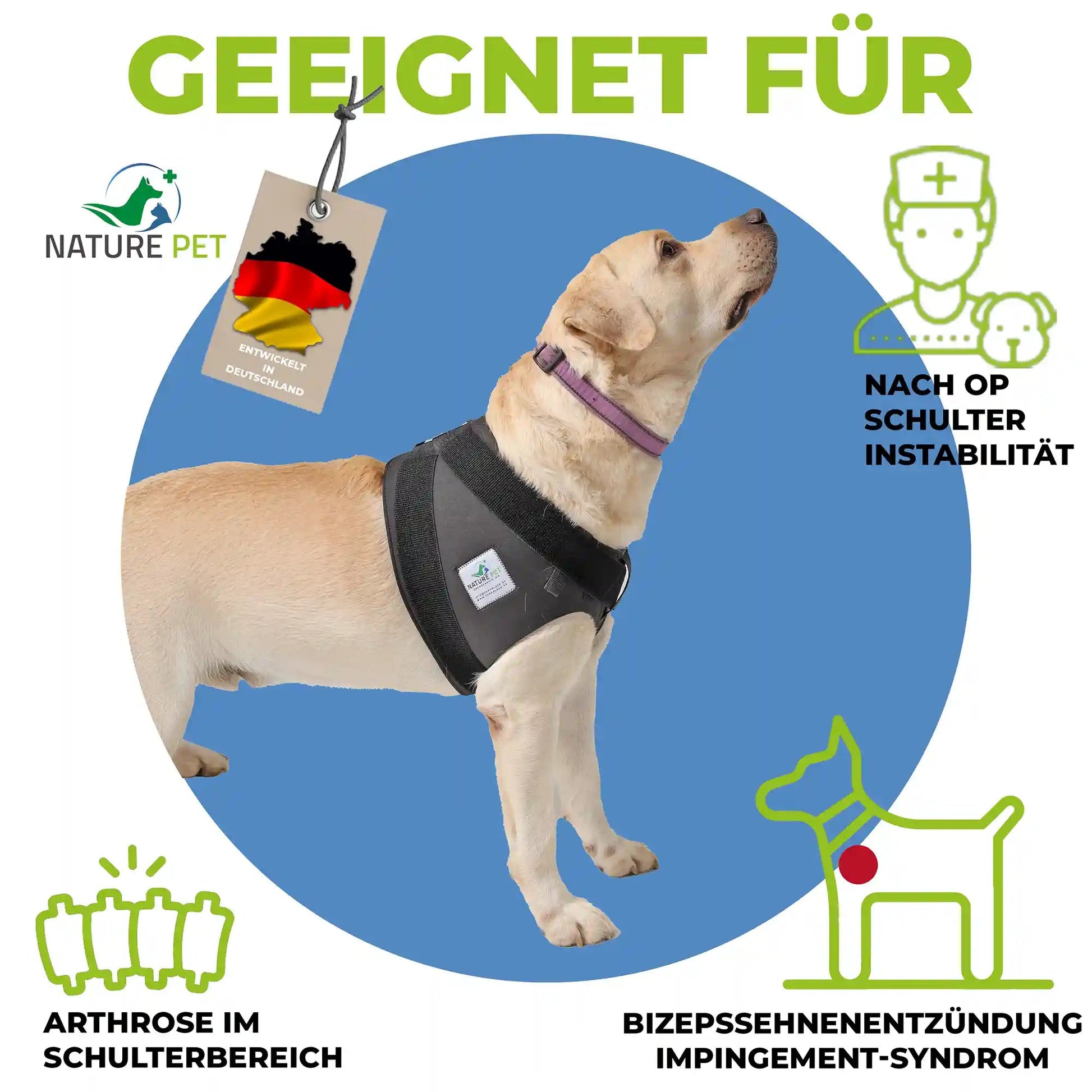 Schulter Abduktion Bandage für Hunde Nature Pet