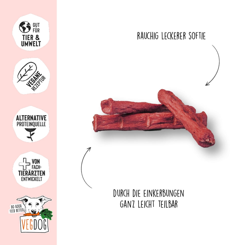 VEGDOG Beevys - Vegane Jackpot-Leckerlis für Hunde - Pawdora