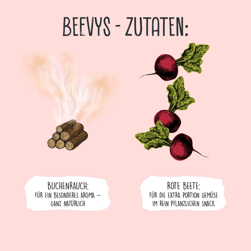 VEGDOG Beevys - Vegane Jackpot-Leckerlis für Hunde - Pawdora