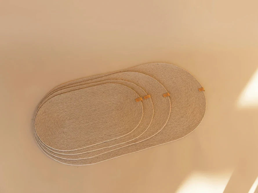 Napfmatte für Katzennapf und Hundenapf aus hypoallergene Jute HARLEY & CHO