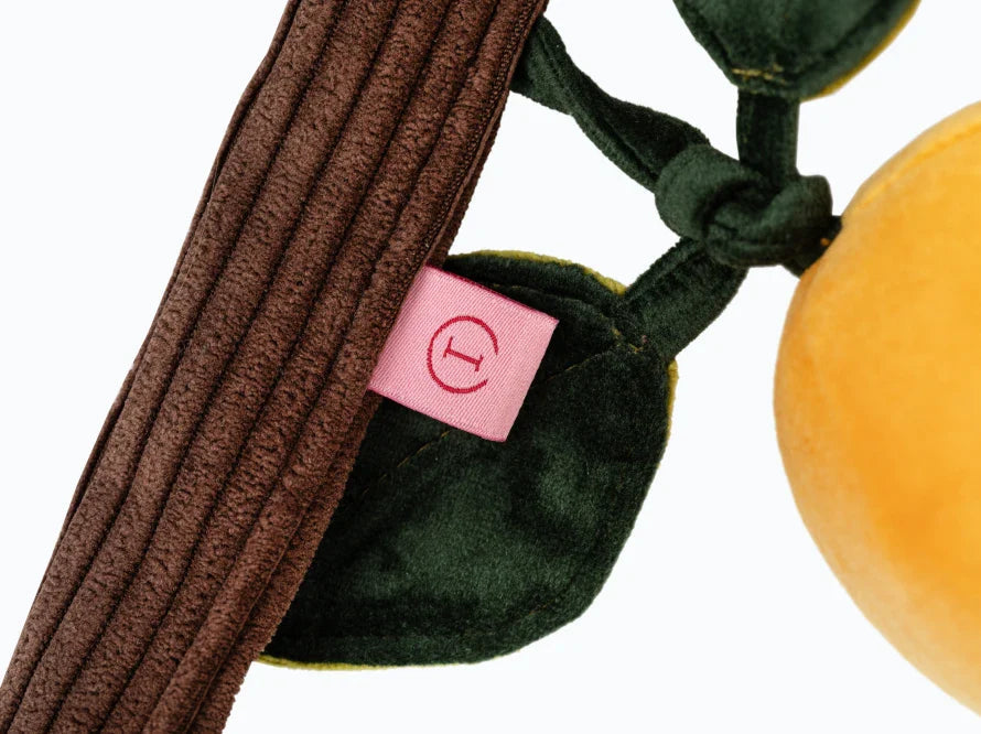 APRIKOSEN Hundespielzeug / Nasenarbeit für Hunde / Training für das Gehirn, den Geruchssinn und die Feinmotorik / interaktives Plüschtier / sanftes Rascheln HARLEY & CHO