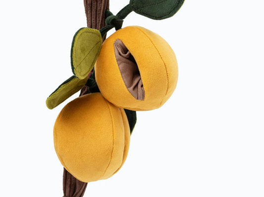 APRIKOSEN Hundespielzeug / Nasenarbeit für Hunde / Training für das Gehirn, den Geruchssinn und die Feinmotorik / interaktives Plüschtier / sanftes Rascheln HARLEY & CHO