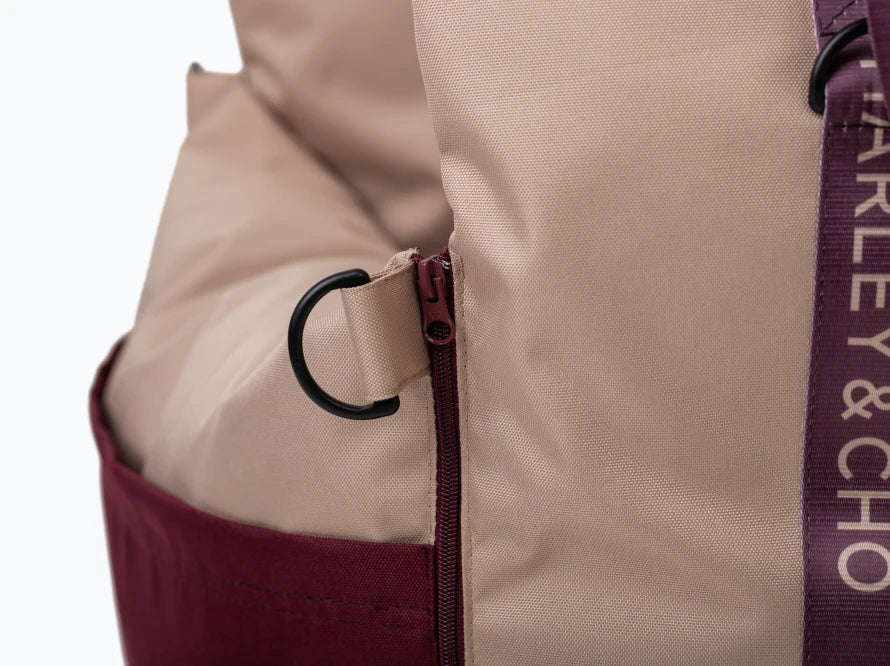 BUGGY Autositz für Hunde aus Kunstfell und Möbelvelour für Miniatur- und kleine Hunde / Hundetransporttasche / Wasserdicht / Premium HARLEY & CHO