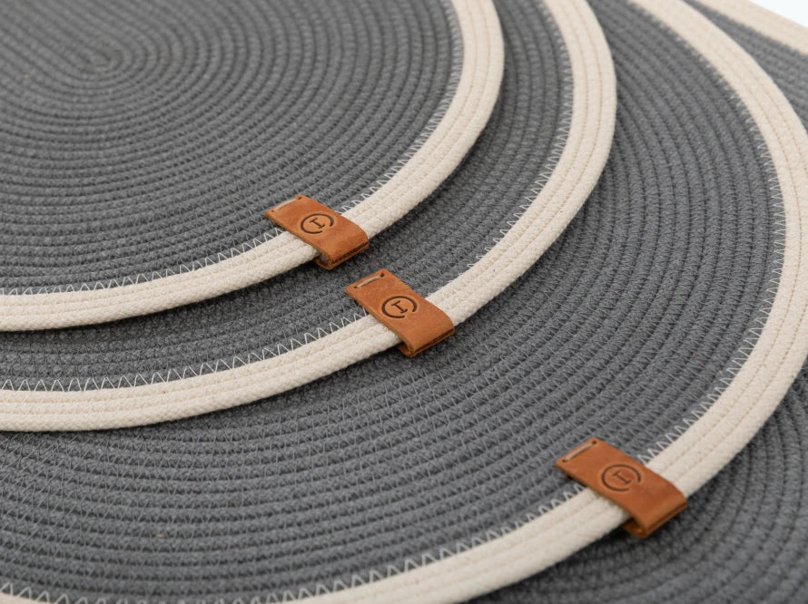 Napfmatte für Katzennapf und Hundenapf aus Baumwolle HARLEY & CHO